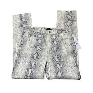 Joe's Jeans the Luna high rise cigarette 31 Pristene Snake print NWT